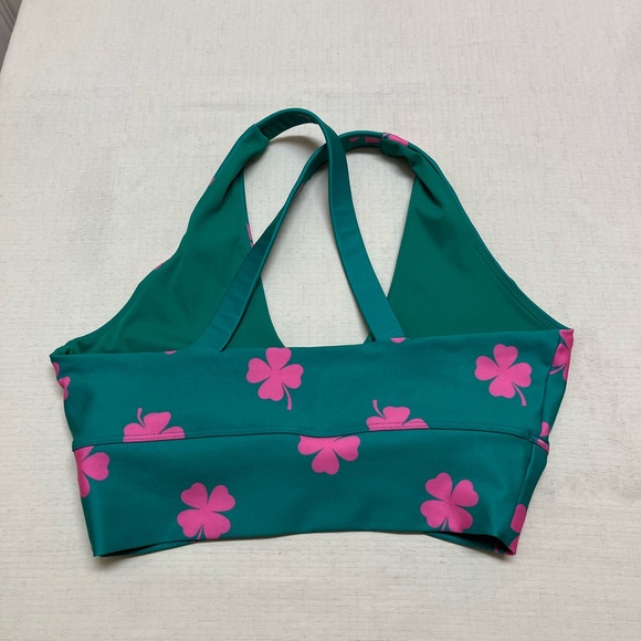 Beach Riot S Mindy lucky clover sports bra - Picture 6 of 10